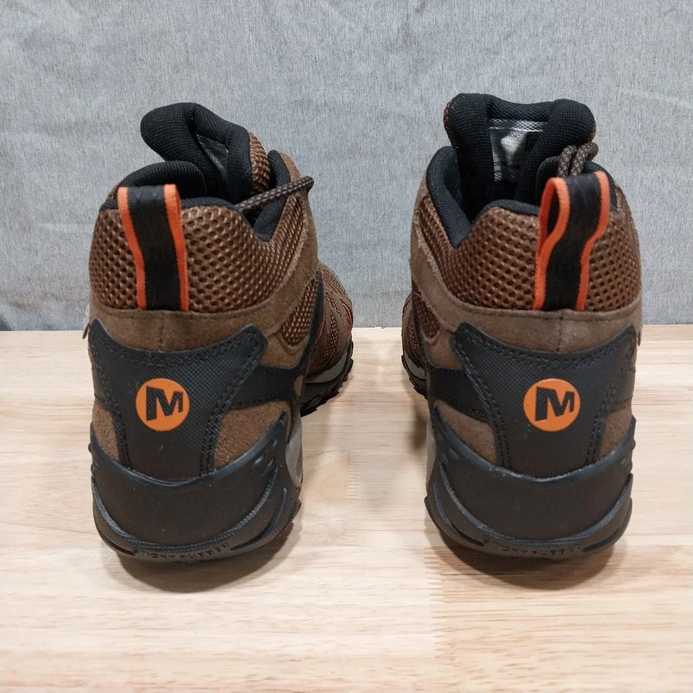 Merrell Hiking Boots Alverstone Mens Mid Waterproof J375804C Mens Size 8 Brown